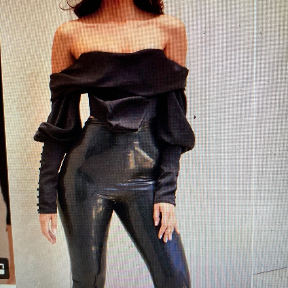 Scarlett Dutches Satin off shoulder corset top